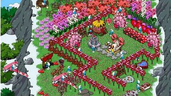 蓝精灵村庄Smurfs截图2
