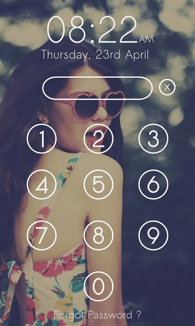 时间锁屏app(Screen Lock-Time Password)截图1