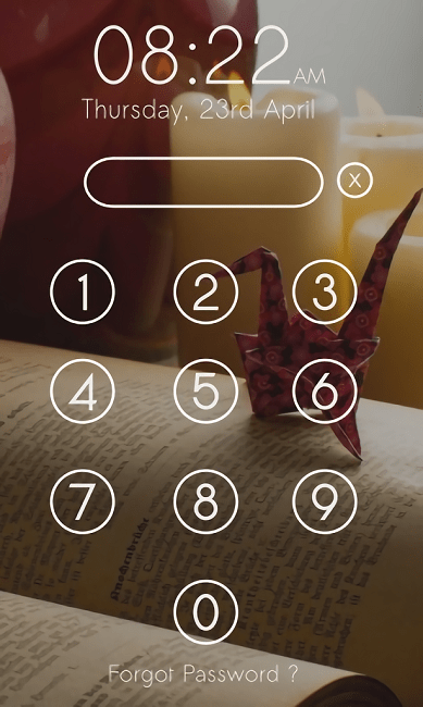 时间锁屏app(Screen Lock-Time Password)截图3