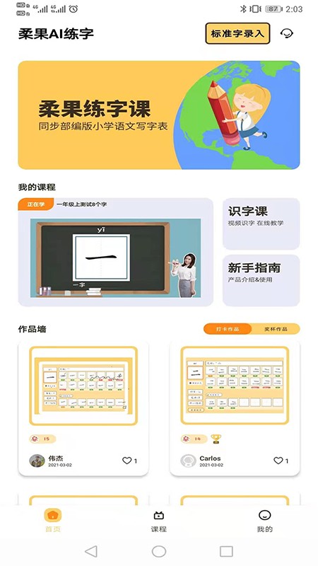柔果ai练字最新版截图3