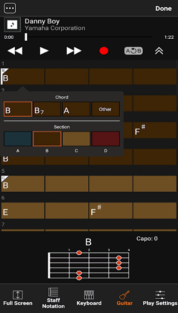 雅马哈chord tracker截图2
