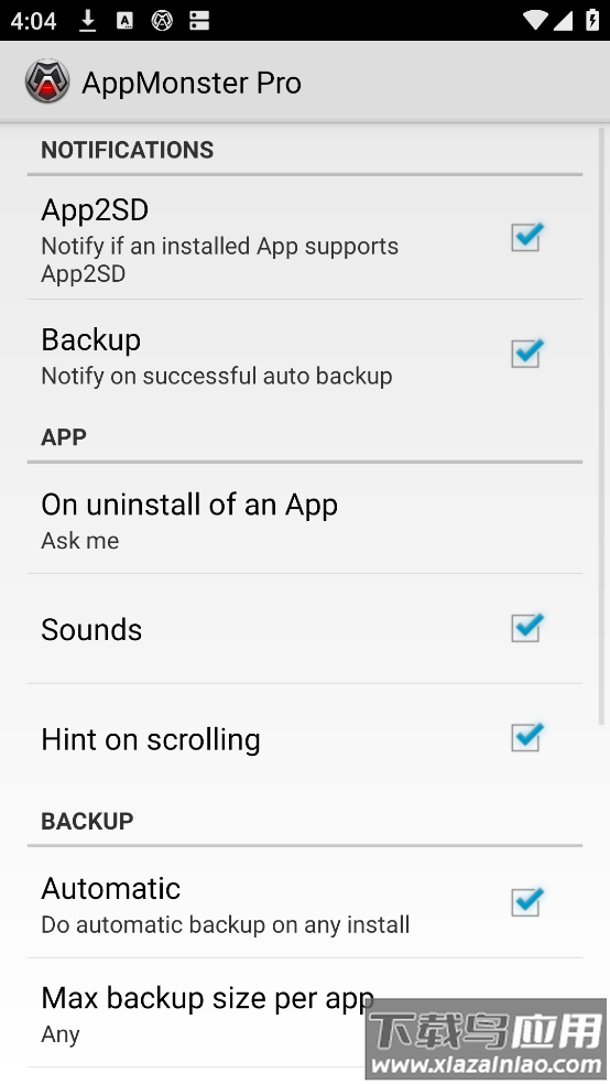 AppMonster Pro备份精灵手机版截图2