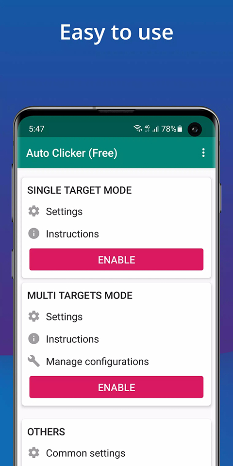 Auto Clicker连点器截图1