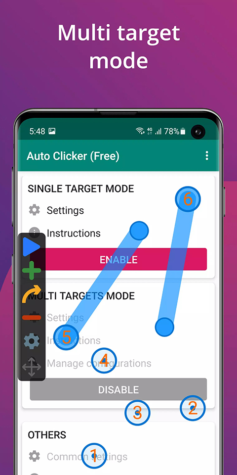 Auto Clicker连点器截图3