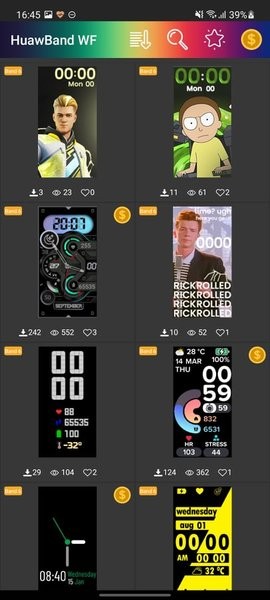 华为手环第三方表盘app截图1