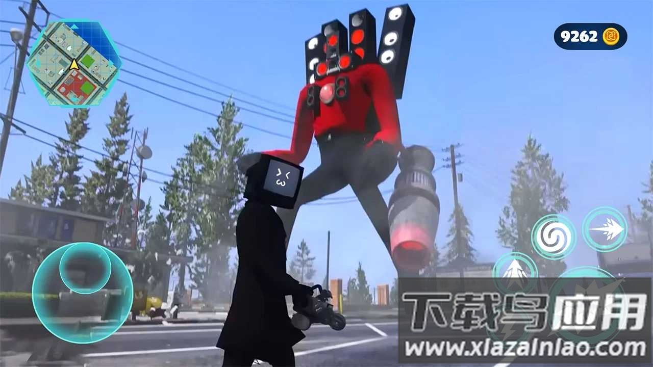 监控人大战马桶人开放世界汉化版截图1