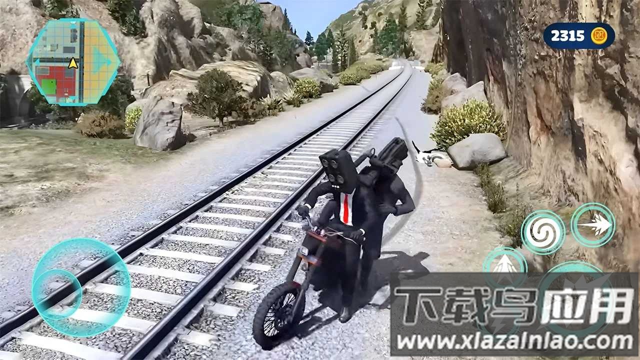 监控人大战马桶人开放世界汉化版截图3