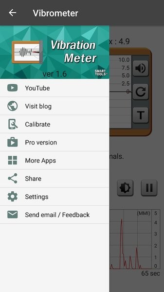 Vibration Meter app(Vibrometer)截图4