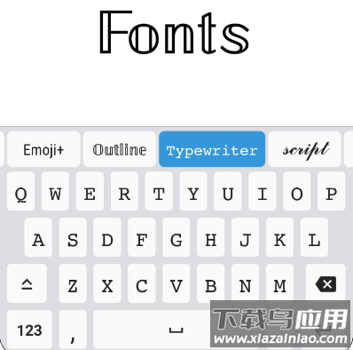 Fonts app