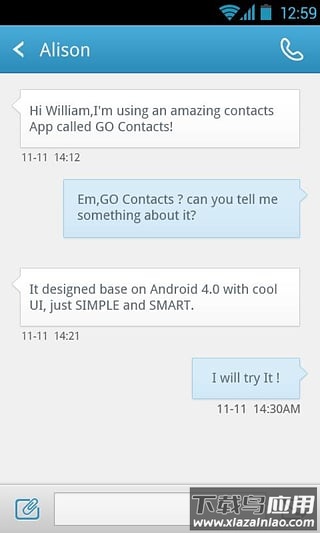 GO通讯录app截图1