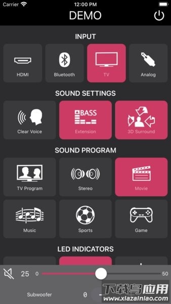 雅马哈回音壁soundbarremote app(sb remote)截图1