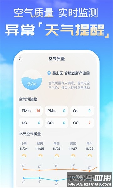 时刻天气预报精灵软件截图4