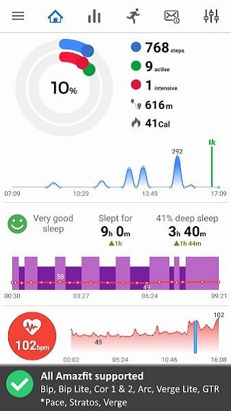 华米第三方表盘APP中文(notify for amazfit)截图1