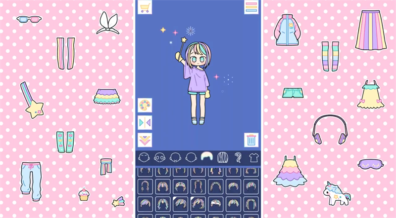 粉彩女孩截图2