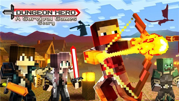 生存饥饿游戏2最新版(Dungeon Hero: A Survival Games Story)截图4