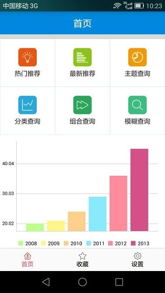 统计年鉴数据库客户端截图1