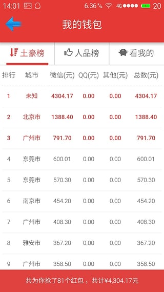 积信抢红包安卓版截图2
