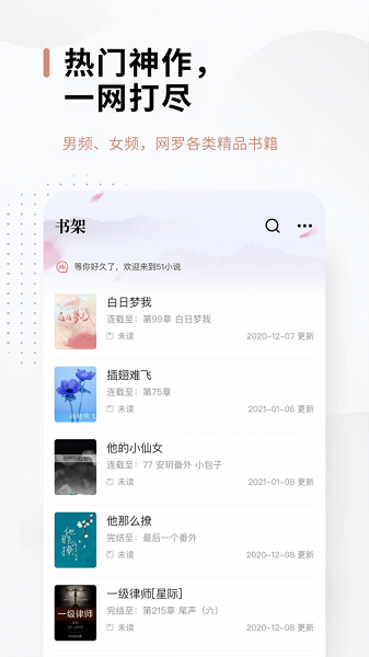 51免费小说阅读器截图2