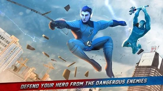 寒冰英雄黑帮城市(Ice Hero Gangster City Crime Simulator)截图3
