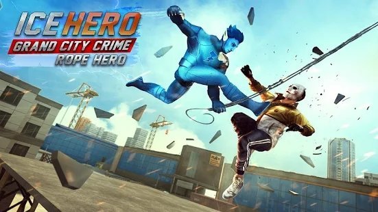 寒冰英雄黑帮城市(Ice Hero Gangster City Crime Simulator)截图4