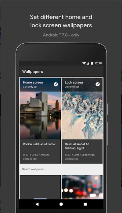 谷歌壁纸选择器app(样式和壁纸)截图1