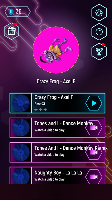 疯狂青蛙跳瓦片Crazy Frog Tiles Hop截图3