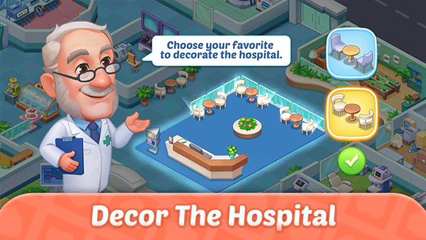 疯狂医院达什医生游戏(Happy ASMR Hospital)截图2
