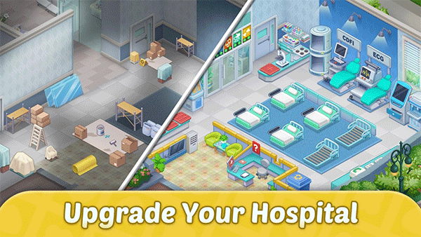 疯狂医院达什医生游戏(Happy ASMR Hospital)截图3