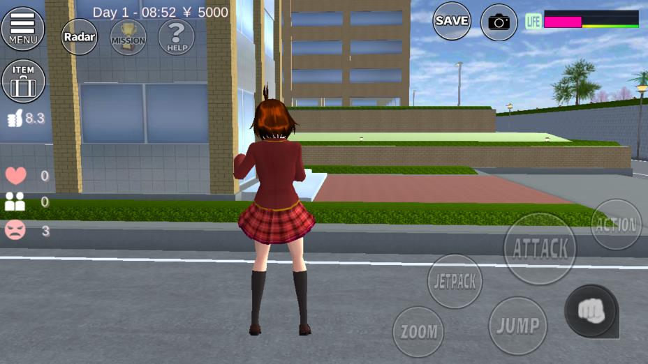 七七酱同款樱花校园模拟器(SAKURA SchoolSimulator)2022最新版中文截图3