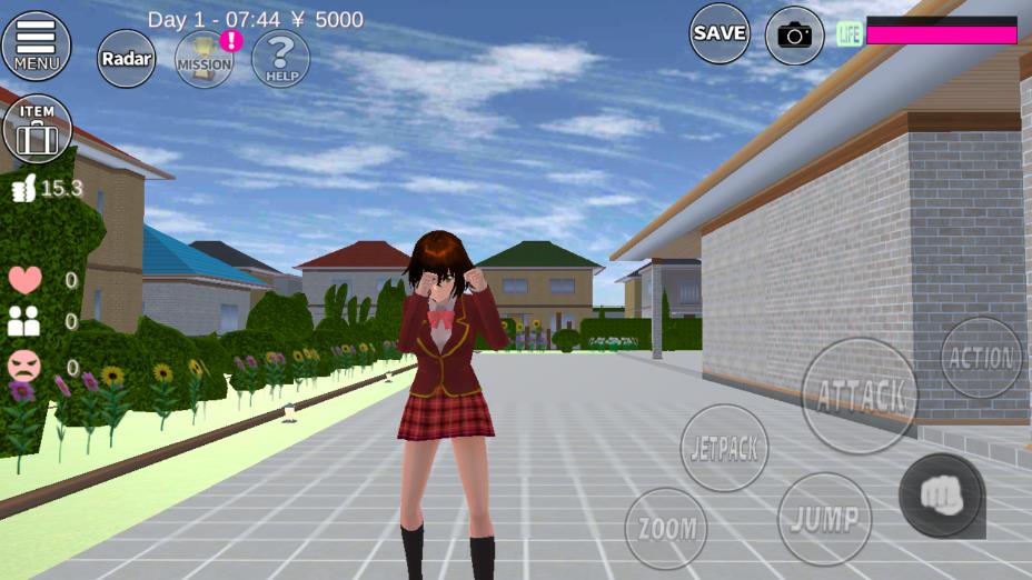 七七酱同款樱花校园模拟器(SAKURA SchoolSimulator)2022最新版中文截图4