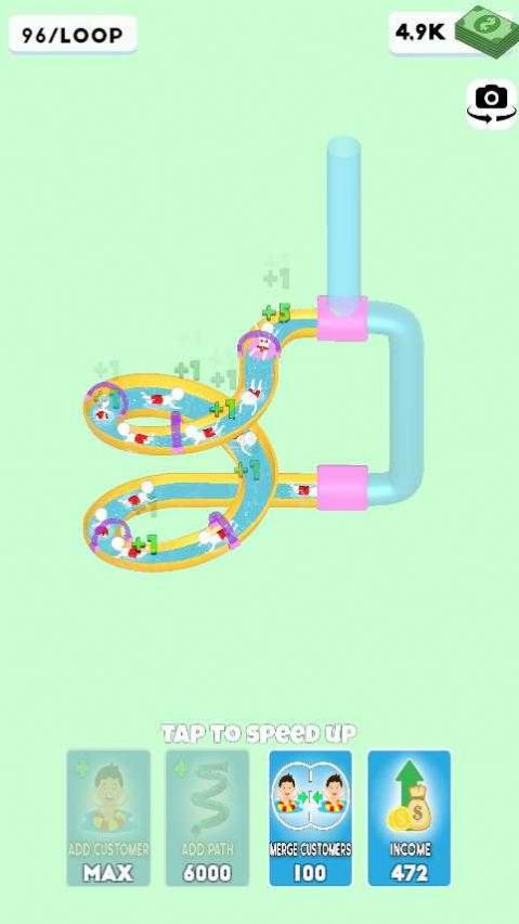 水上乐园闲置游戏(Aquapark Idle)截图1