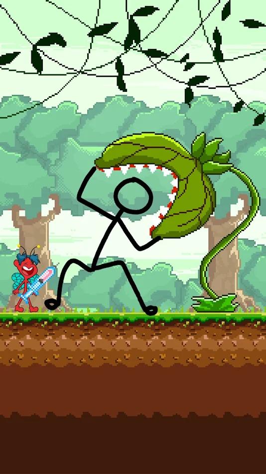 火柴人画巨魔拼图(Stickman Draw)游戏截图4