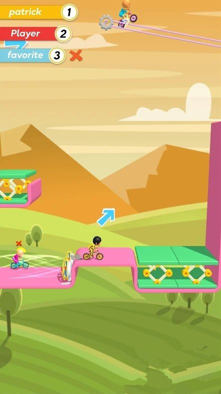 人类疯狂自行车竞速BMX Bike Race截图3
