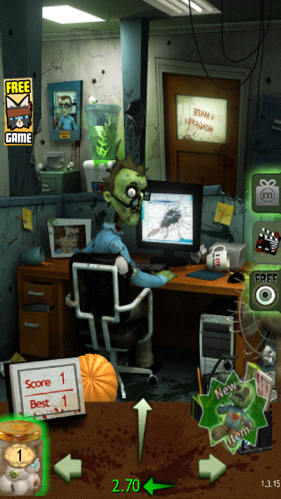 办公室捣蛋鬼僵尸版Office Zombie截图2