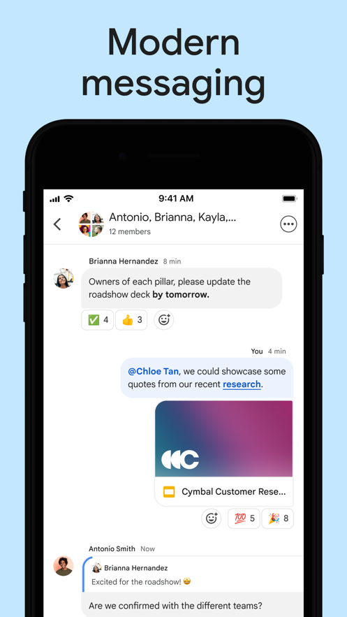 Google Chat app截图1