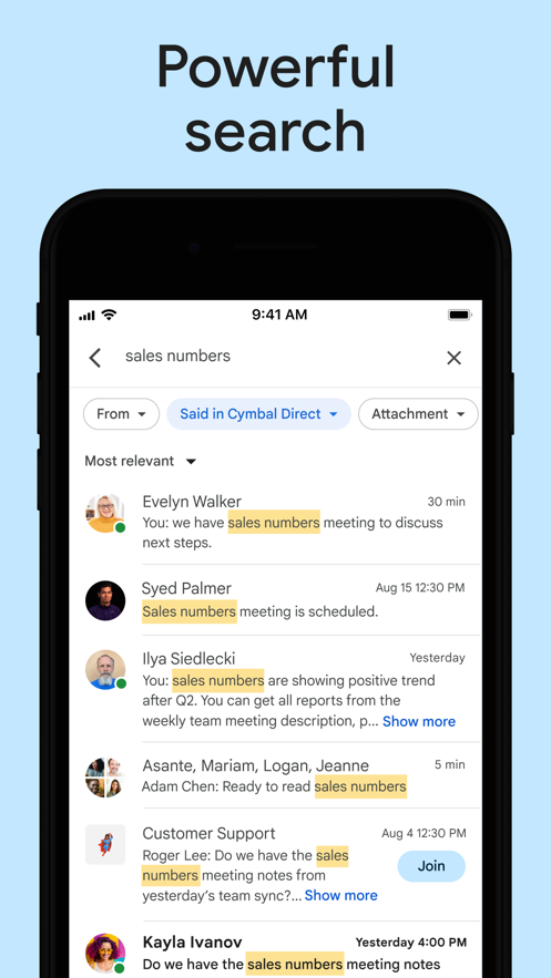 Google Chat app截图3