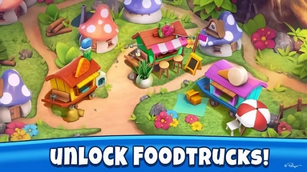 蓝精灵烹饪中文游戏(Smurfs Cooking)截图1