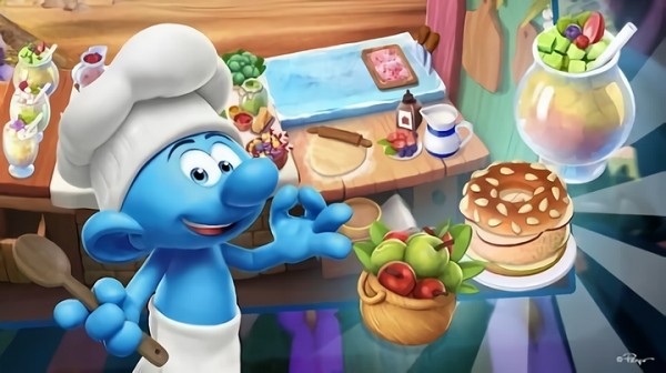 蓝精灵烹饪中文游戏(Smurfs Cooking)截图2