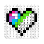 Color by Number填色游戏