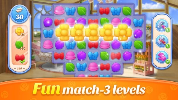 花店改头换面消消乐(Flower Shop Makeover)截图4