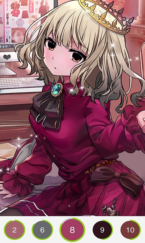 公主涂色日记游戏最新版截图3