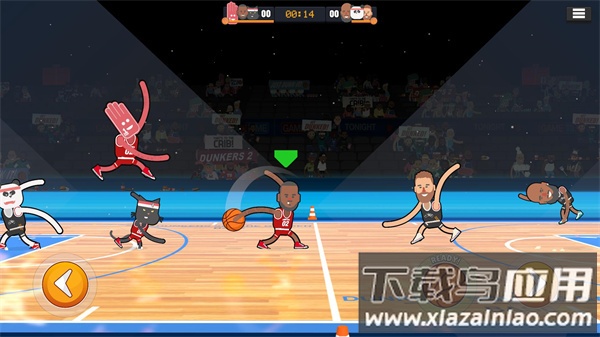 蠢萌扣篮2游戏下载(Dunkers 2)截图3