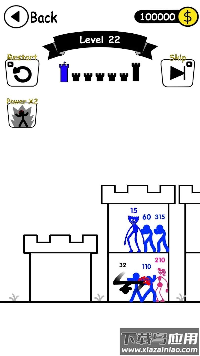 火柴英雄战争塔防游戏下载(Stick Hero War Tower Defense)最新版截图3