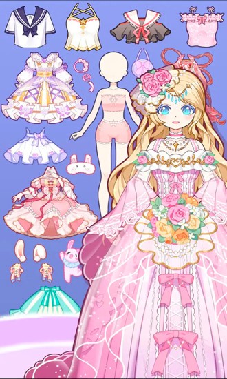 装扮粉彩我的女孩手机版最新版截图2