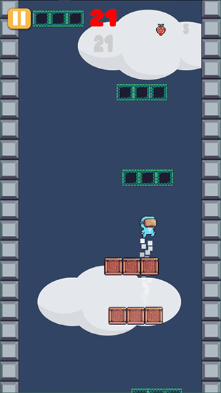 不断向上跳游戏