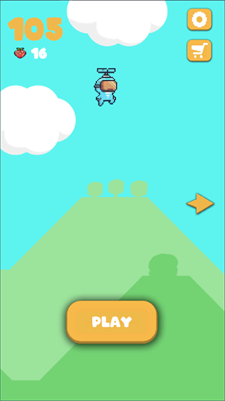 不断向上跳游戏截图1