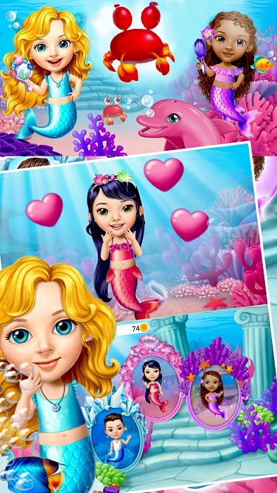 美人鱼芭比公主化妆游戏最新版截图1