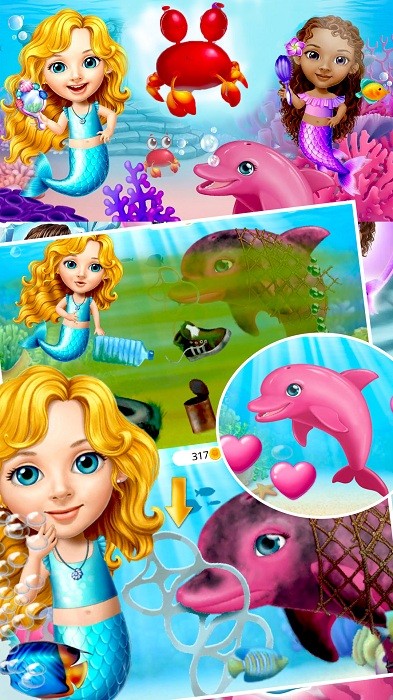 美人鱼芭比公主化妆游戏最新版截图2