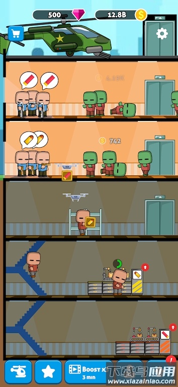 僵尸射击放置枪工厂游戏(Zombie War)最新版截图4