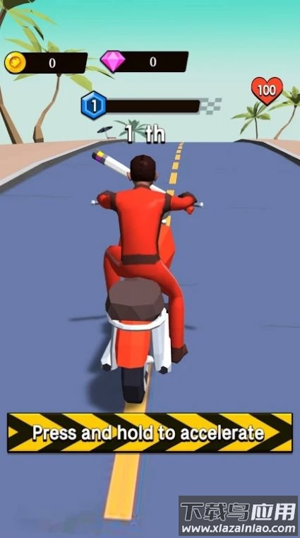 疯狂摩托对决3D游戏(CrazyMoto3D)截图1